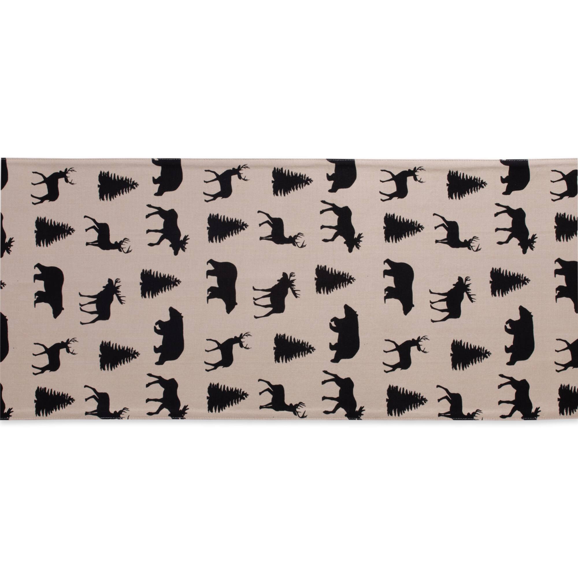 Mountain Trail Plaid Reversible Embellished Table Runner 14" x 108"